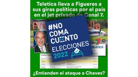 Teletica desmiente rumor sobre vuelo de José María Figueres en ‘jet privado’ de Canal 7