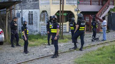 Policía refuerza presencia en Limón, pese a creer que líderes criminales se replegaron