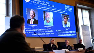 Dos expertos en el clima y un teórico italiano ganan el Nobel de Física