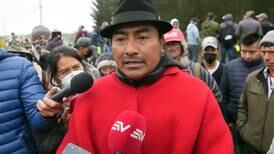 Indígenas de Ecuador piden liberación de líder arrestado en protestas