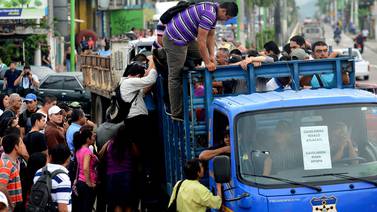 Ejército salvadoreño saldrá a las calles si persiste paro  de transporte