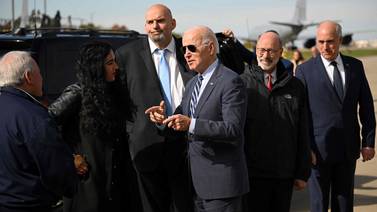 Joe Biden llega a Pensilvania para hacer campaña por elecciones de medio mandato