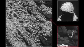 Sonda espacial Rosetta halló al robot Philae posado en el cometa 67P