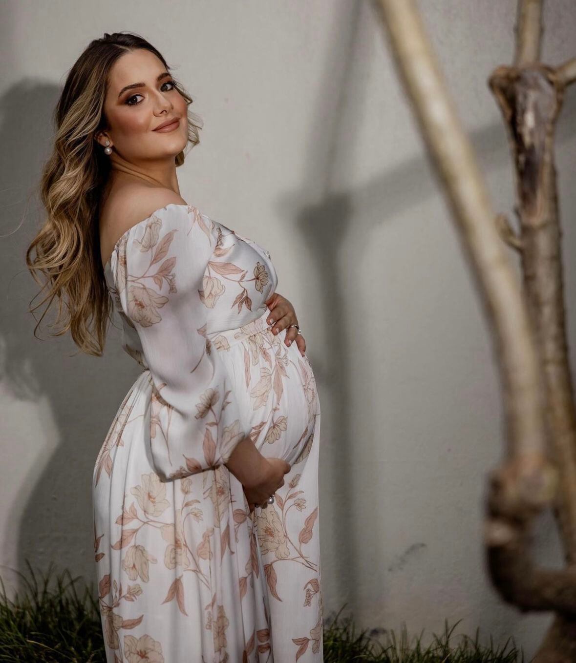 María Jesús Prada dio a luz poco después de las 9 a. m. de este jueves 16 de febrero. Foto: Instagram