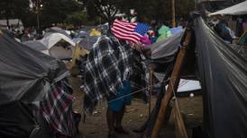 Mujeres de caravana migrante en huelga de hambre para presionar a México y EE.UU.