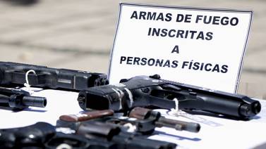 PLN, PIN y PUSC se niegan a reducir cantidad de armas por ciudadano