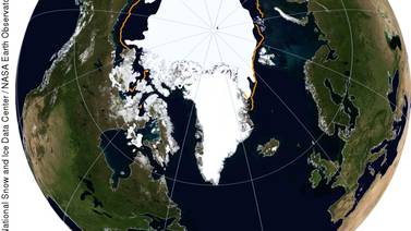 Hielo marino en el Ártico llega a nuevo nivel mínimo