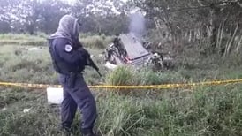 Fuego borra posible vínculo narco en avioneta siniestrada