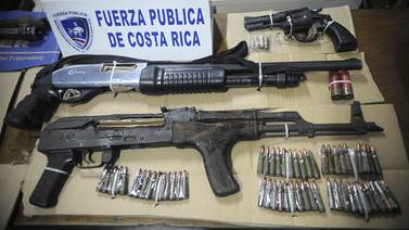 Grupos burlan controles y surten de armas pesadas al hampa de Costa Rica