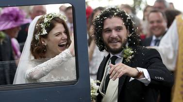 Boda de la realeza de 'Game of Thrones': Kit Harington y Rose Leslie finalmente son esposos