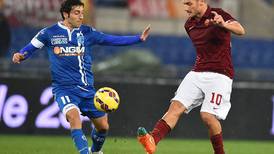 Roma firma ante el Empoli su cuarto empate seguido