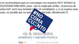 Plataforma de desinformación ‘Patricio Villeda’ ofrece convertir ciudadanos en diputados, si pagan asesorías