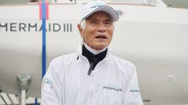 Japonés de 83 años se convierte en el hombre de más edad en navegar solo el Pacífico