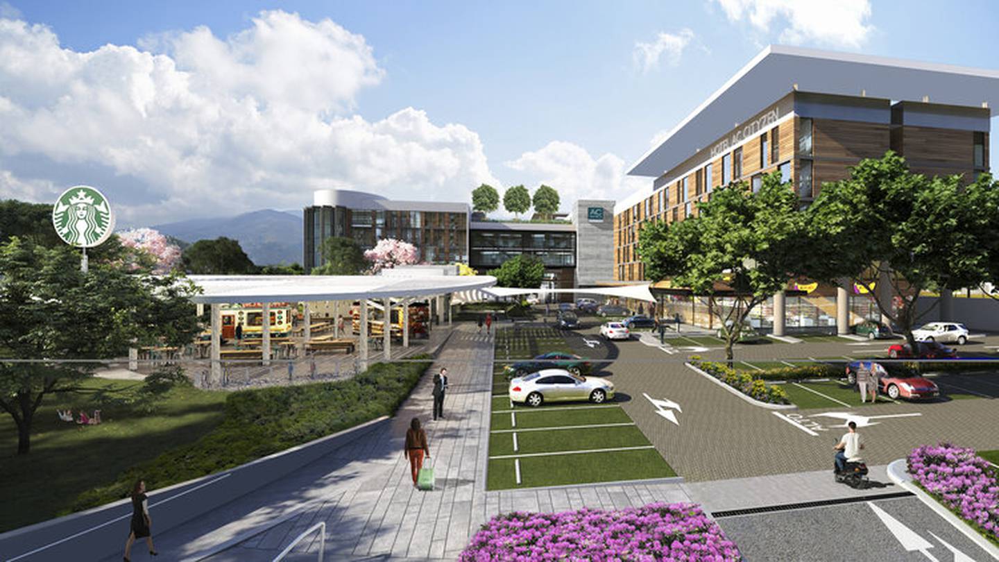 El desarrollo inmobiliario de uso mixto Cityzen se construye al lado de Intel, en Belén, Heredia, y su apertura se proyecta para el segundo semestre del 2021. Foto: Cortesía