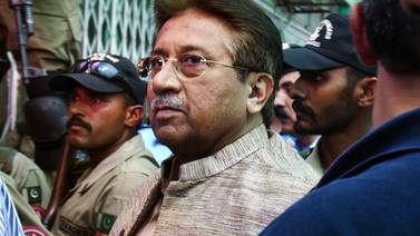  Inculpan a expresidente de  Pakistán  Pervez Musharraf en crimen político