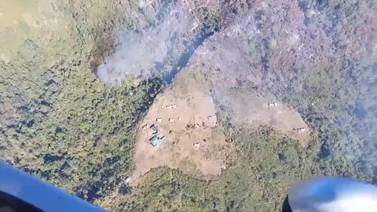 Nuevo incendio forestal: Bomberos ingresan a Telire en helicóptero para controlar fuego