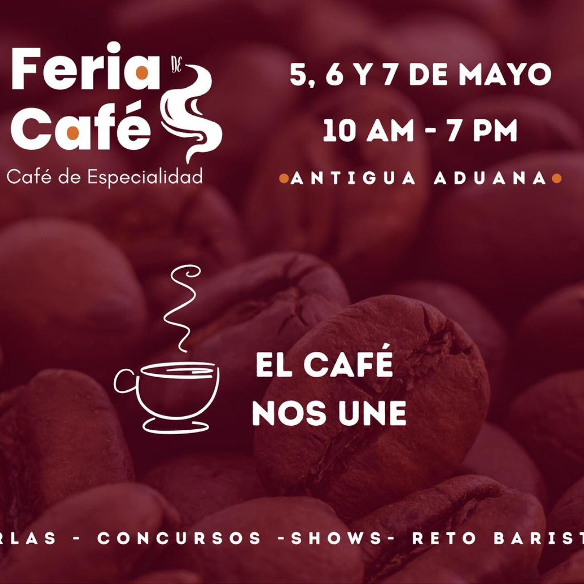 La Feria Nacional Especializada del Café contará con charlas, concursos, shows y muchas otras actividades para el disfrute del público.