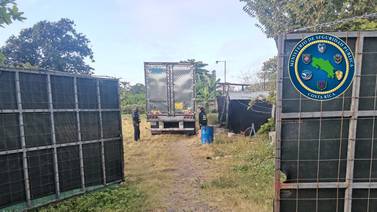 Policía captura en Puntarenas a sospechoso de robar un contenedor cargado de carne en Heredia