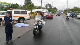 Ciclista de 36 años muere atropellado en Cariari de Pococí