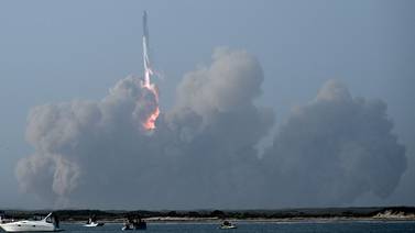 Cohete Starship de SpaceX explota durante su primer vuelo de prueba