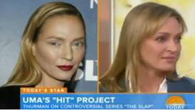 Uma Thurman reaparece y confirma que su rostro se vio diferente por maquillaje