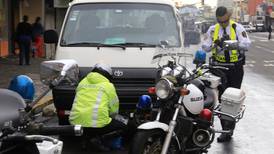 Tránsito decomisó 500 placas a conductores sin marchamo al 3 de enero