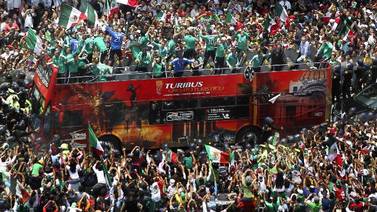México festejó a sus nuevos héroes
