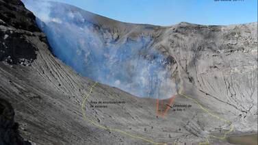 Vulcanólogos hallan restos de erupción magmática en el Turrialba