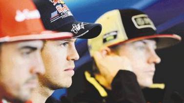 Vettel coquetea con una marca inédita en la Fórmula Uno