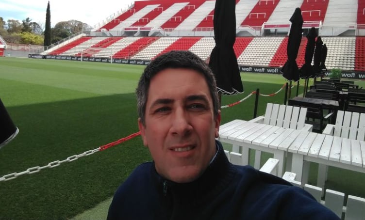 El argentino Jonatan Dearte, quien es el nuevo gerente deportivo del Puntarenas FC, es también el dueño de la empresa  Dearte Sport, que representa jugadores. Tomado de redes sociales