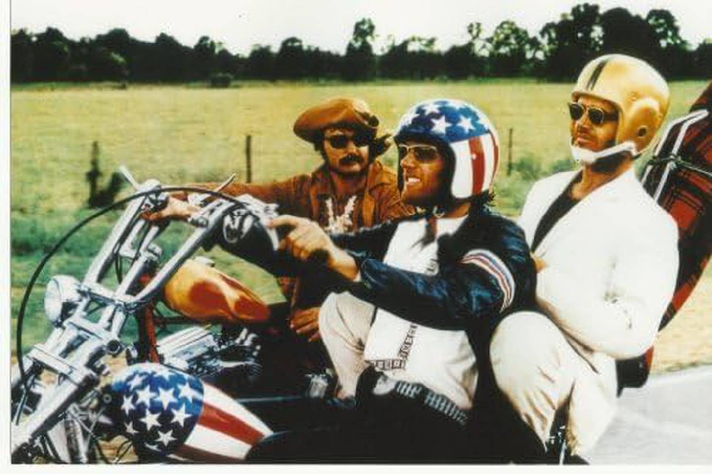 Escenas de la película 'Easy Rider', de 1969, con Peter Fonda y Dennis Hooper.