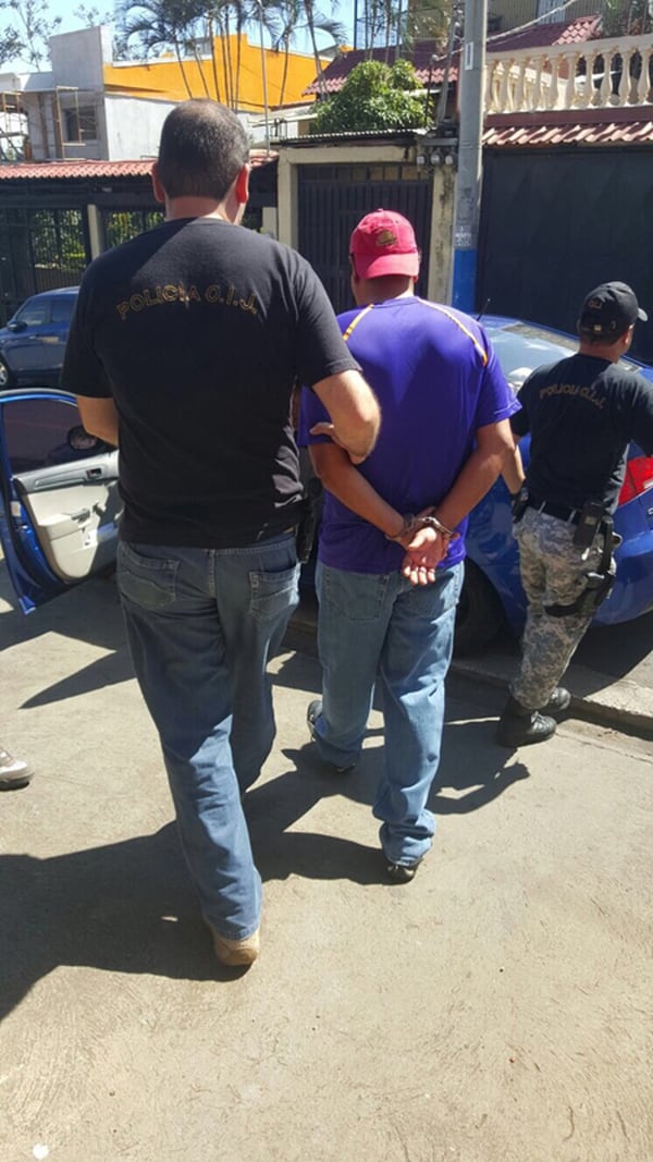 El sospechoso se apellida Oconitrillo y tiene 31 años. Él es señalado por el delito de difusión de pornografía infantil. | OIJ PARA LA NACIÓN.