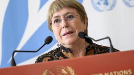 Bachelet advierte de persistente deterioro de derechos humanos en Nicaragua