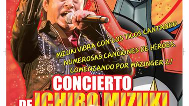   Ichiro Mizuki: La voz de la canción de ‘Mazinger Z’ cantará en Costa Rica