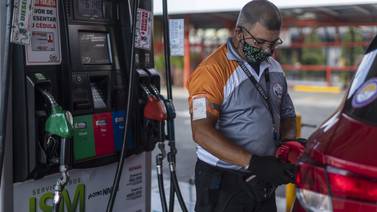 Gasolinas regular y súper subirán entre ¢8 y ¢9 en la primera semana de octubre