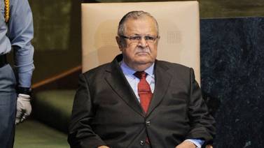 Presidente iraquí Talabani sufre derrame cerebral