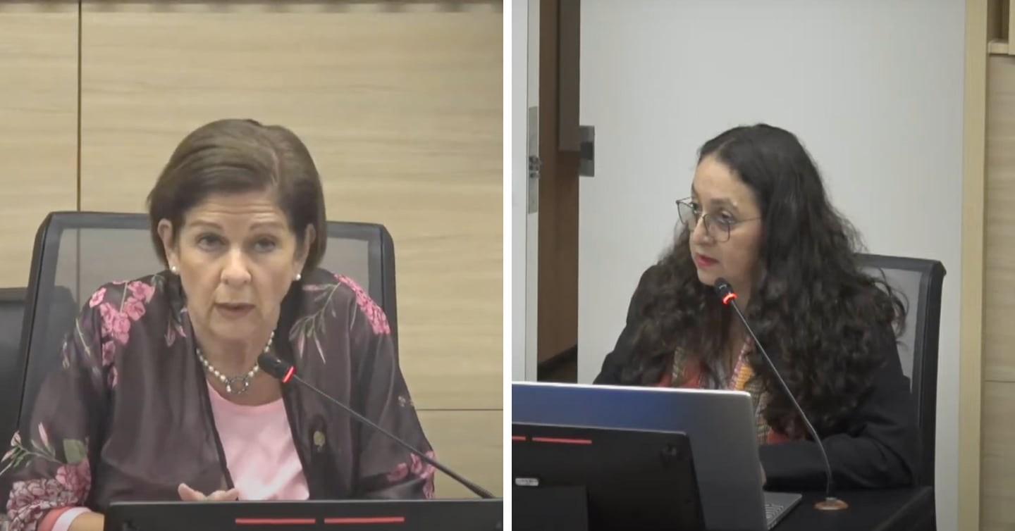 Las diputadas Pilar Cisneros y Luz Mary Alpízar, protagonizaron este miércoles una discusión en la sesión de jefes de fracción, sobre cuál de las dos es la líder legítima de la representación del partido de gobierno.