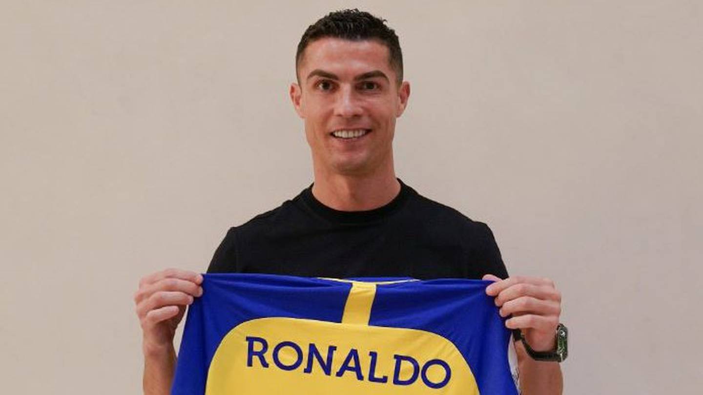 La presentación de Cristiano Ronaldo será este martes. AFP.