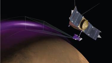 Sonda MAVEN detecta polvo en atmósfera de Marte