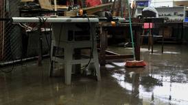Inundación irrumpió en aulas de colegio de Purral