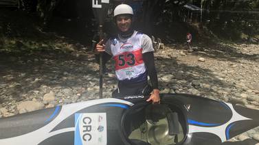 Arnaldo Céspedes fue el mejor tico en primer día del Panamericano de Kayak 