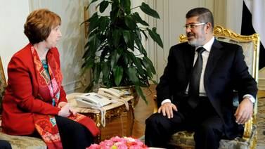  ‘Canciller’ de la   Unión Europea  se reunió con expresidente Mohamed Mursi 