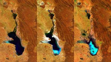 Un satélite confirma la  “evaporación completa"  del lago Poopó de Bolivia