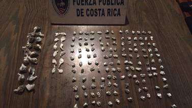 Policía atrapa en Curridabat a menor de 14 años con drogas valoradas en ¢200.000