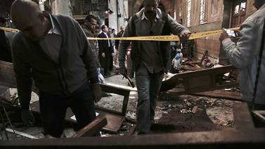 Atentado en una iglesia en Egipto deja al menos 25 muertos
