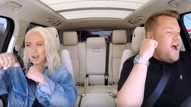 Christina Aguilera sorprende en su 'Carpool Karaoke'