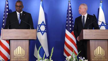 Jefe del Pentágono dice en Israel que Estados Unidos está ‘preocupado’ por la violencia de los colonos