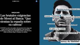 El Barcelona, “indignado” por la publicación de supuestas peticiones de Messi para renovar