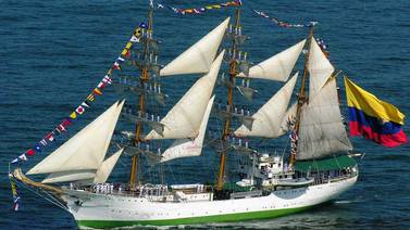 El buque Gloria ofrecerá en Limón un vistazo a la cultura naval de Colombia