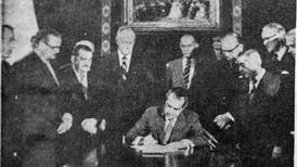 Hoy hace 50 años: Nixon firmó pacto de limitación de armas nucleares con la Unión Soviética